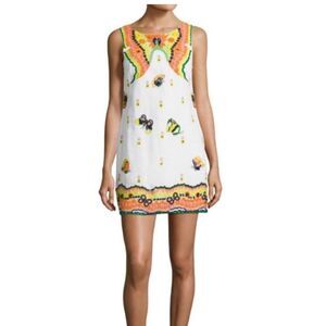 Calypso St. Barth Beaded Linen Yantra Dress XS